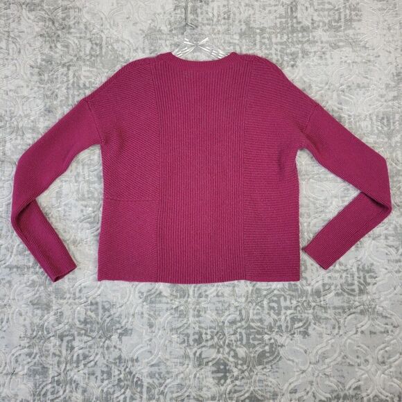 Athleta Sweater Women's XS Pink Mulberry Turin Wool Cashmere Blend Pullover - Picture 9 of 12